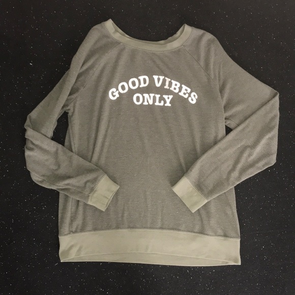 good vibes only sweater